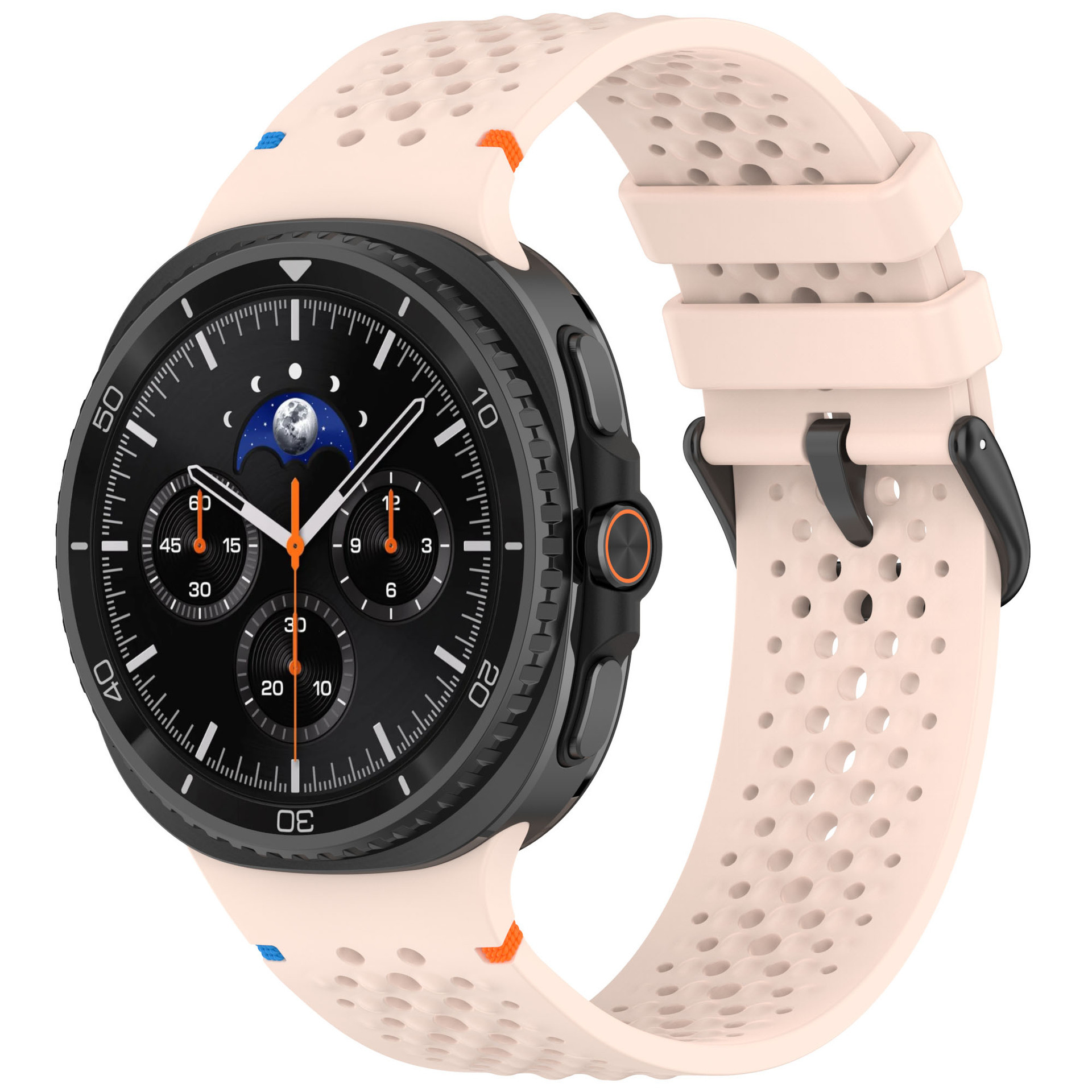 sylikonovyj-reminecz-sprint-dlya-samsung-galaxy-watch-8-9-bezhevo-rozhevyj-22mm-2 Силіконовий ремінець Sprint для Samsung Galaxy Watch 8 / 8 Classic / 9 - бежево-рожевий
