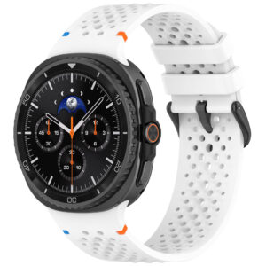 Силіконовий ремінець Sprint для Samsung Galaxy Watch 8 / 8 Classic / 9 - білий