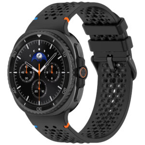 Силіконовий ремінець Sprint для Samsung Galaxy Watch 8 / 8 Classic / 9 - чорний