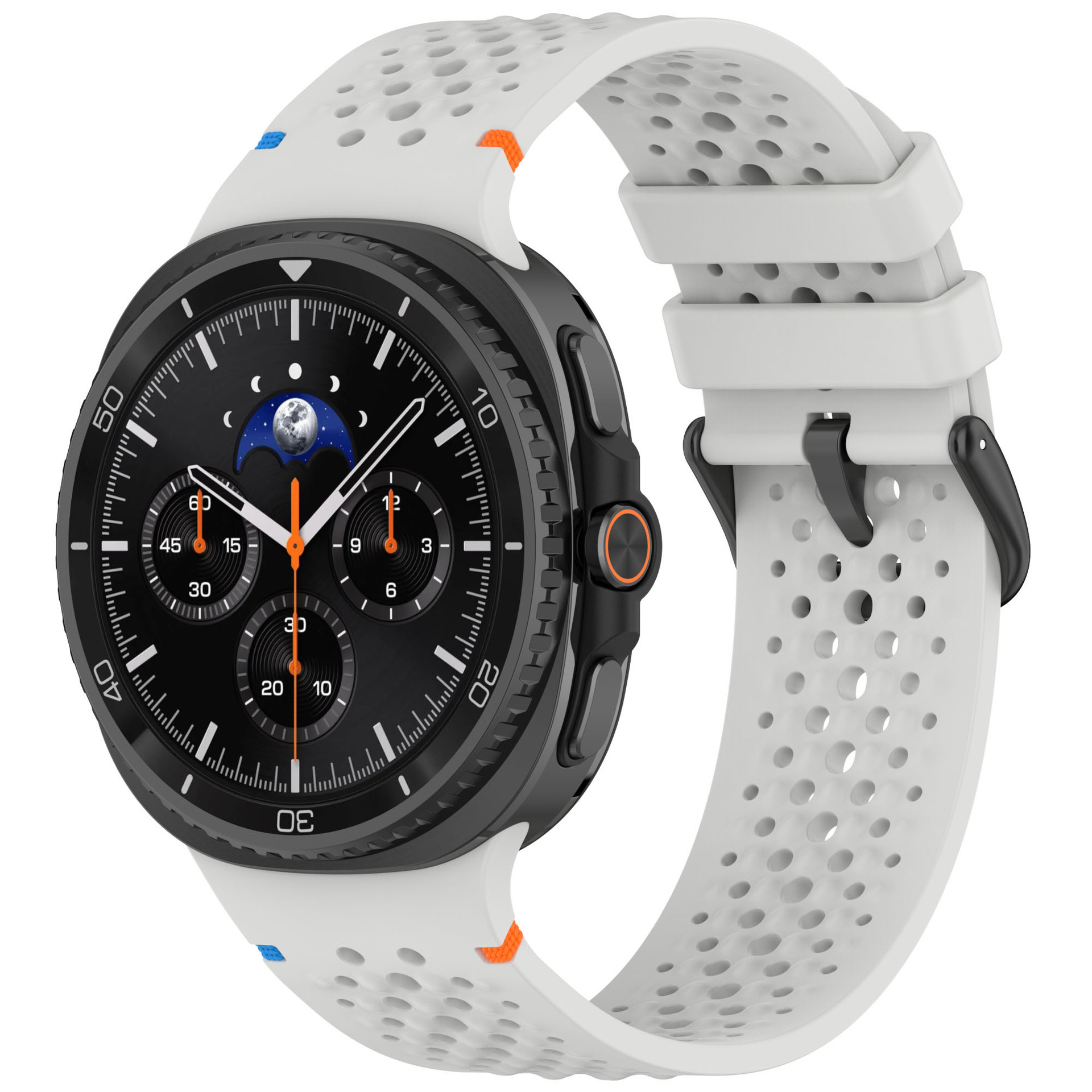 sylikonovyj-reminecz-sprint-dlya-samsung-galaxy-watch-8-9-svitlo-siryj-22mm-2 Силіконовий ремінець Sprint для Samsung Galaxy Watch 8 / 8 Classic / 9 - світло-сірий