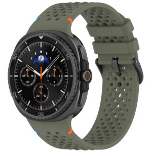 Силіконовий ремінець Sprint для Samsung Galaxy Watch 8 / 8 Classic / 9 - темно-зелений